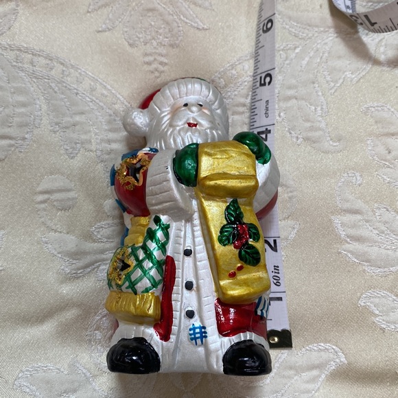 NWOT ceramic Santa Clause Votive candle holder - Picture 5 of 5